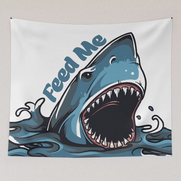Item preview, Shark Feed Me designed and sold by cotros.