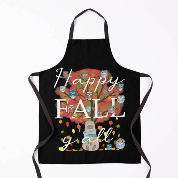 Item preview, Happy Fall Y'All - Owls & Bear Autumn Leaves Thanksgiving designed and sold by r-silver.