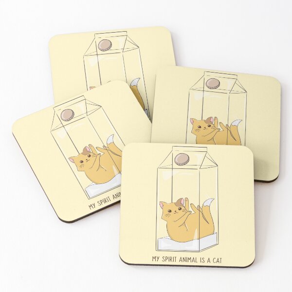 Item preview, Cute Cat Inside Carton designed and sold by PlebFashun.