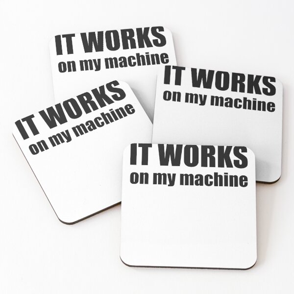 Item preview, It works on my machine designed and sold by rednumberone.