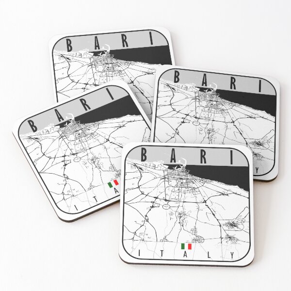 Item preview, Bari Map Italy designed and sold by hatimelhag.