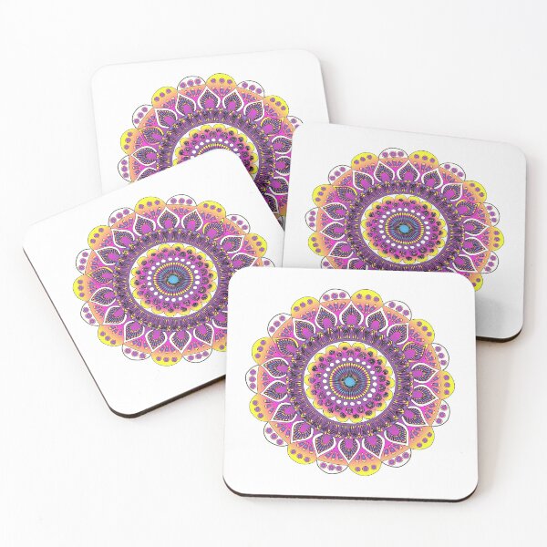 Item preview, Yellow and Purple Mandala designed and sold by SassieDesign.
