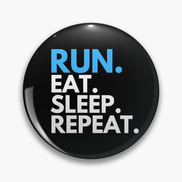 Item preview, Run Eat Sleep Repeat T-Shirt designed and sold by StefanSparks.