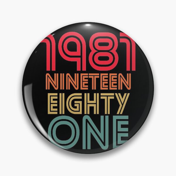 Item preview, 1981 - Birthday Year Design designed and sold by Rhu Creations.