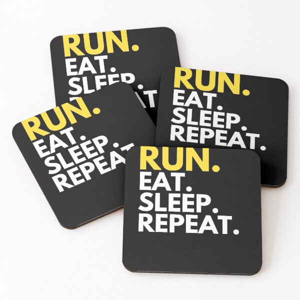 Item preview, Run Eat Sleep Repeat T-Shirt designed and sold by StefanSparks.