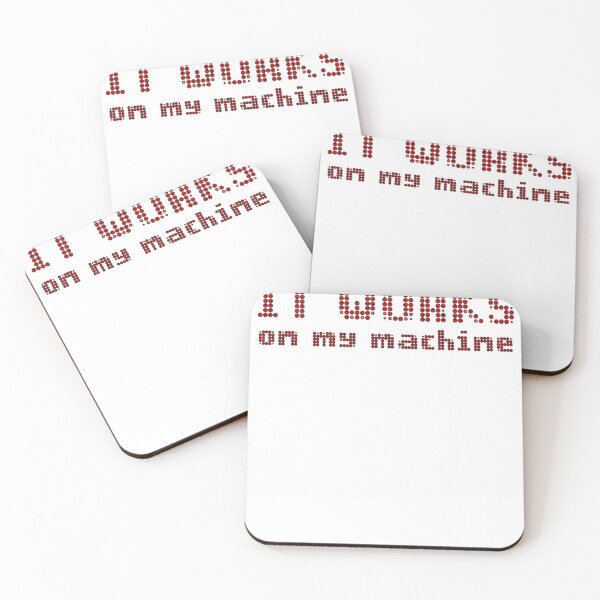 Item preview, It works on my machine designed and sold by rednumberone.