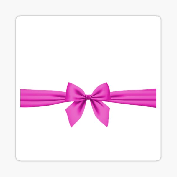 Bubblegum Pink Ribbon Pink Curly Bows Light Pink Smooth Finish