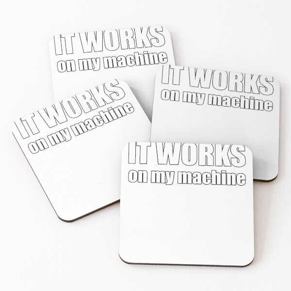 Item preview, It works on my machine designed and sold by rednumberone.