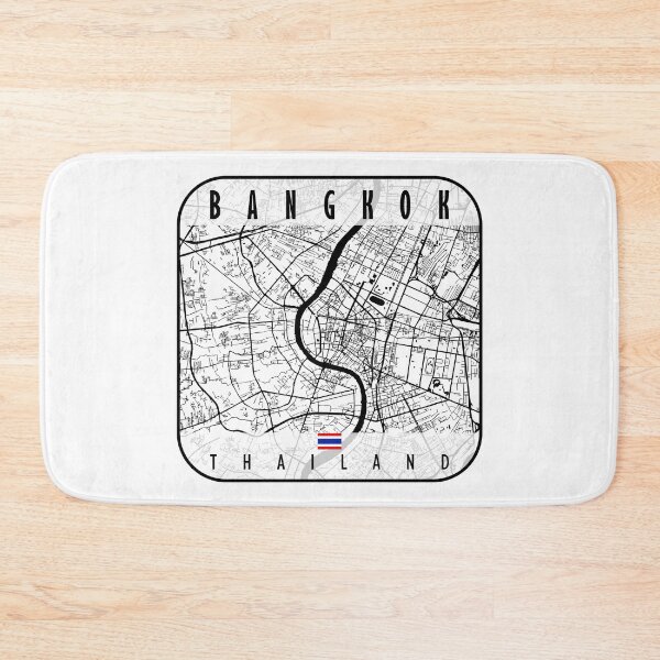 Item preview, Bangkok Map Thailand designed and sold by hatimelhag.