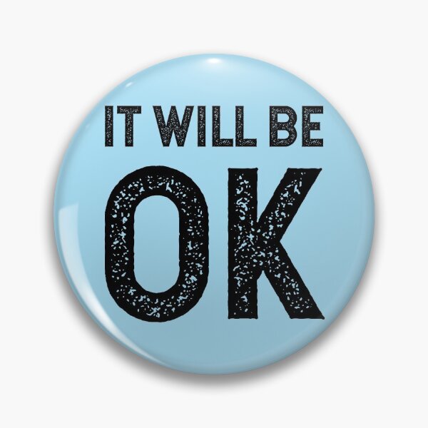Item preview, It Will Be OK (black version) designed and sold by dass-art.