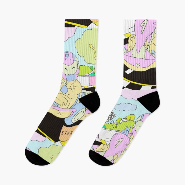 Item preview, Cute pastel go kart racing - technicolor retro kawaii go karting designed and sold by opalsunsetart.