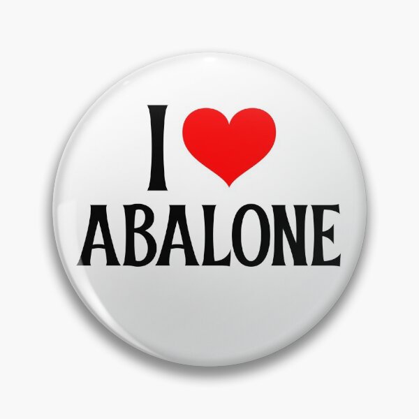 Item preview, I love Abalone I heart Abalone designed and sold by JinkerCreations.