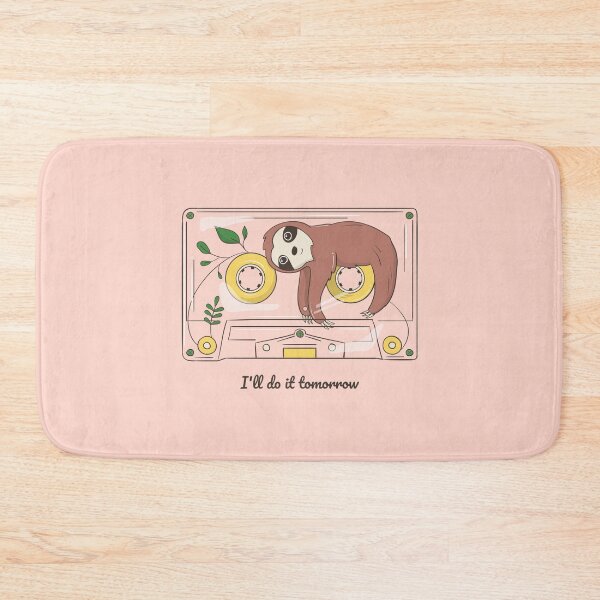 Item preview, Cute Sloth Inside Cassette designed and sold by PlebFashun.
