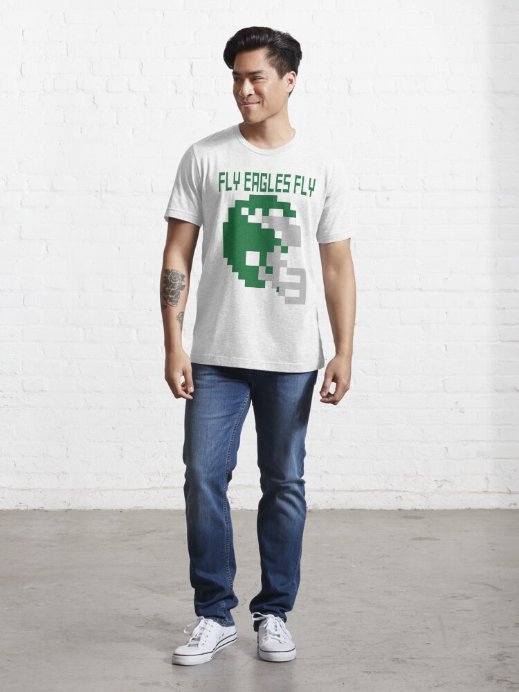 Fly Eagles Fly 8-Bit Short Sleeve T-Shirts - T shirt shops near me, Funny T- Shirts & Graphic Tees