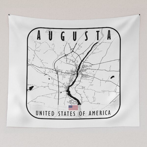 Item preview, Augusta Map USA designed and sold by hatimelhag.