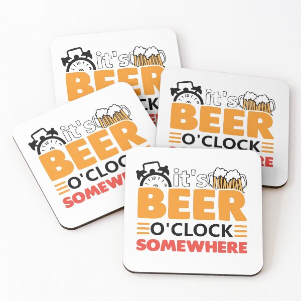 Item preview, It's Beer O'clock Somewhere designed and sold by eajob.