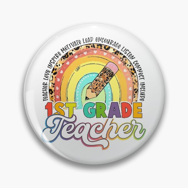 Item preview, 1st Grade Teacher Love Inspire designed and sold by WaveOcean123.