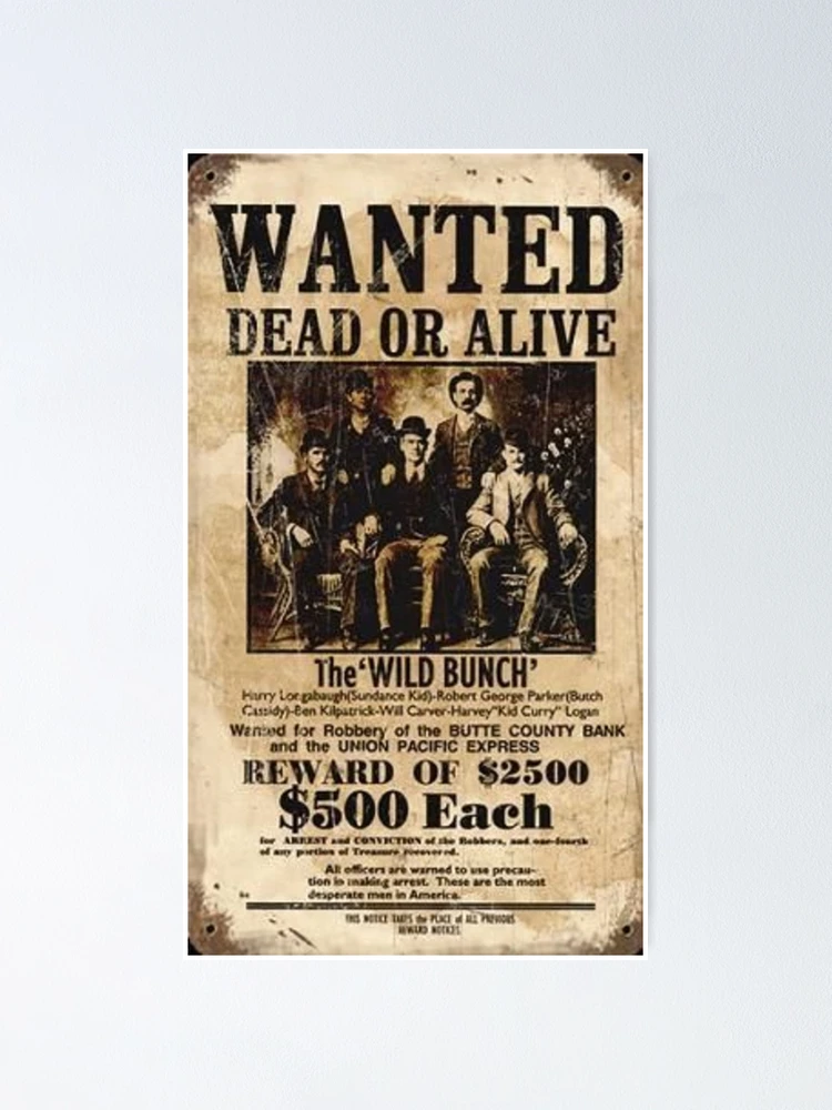 Wanted Dead or Alive Jacks Poster (A Curse for store True Love Print) LAMINATED