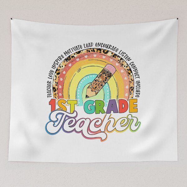 Item preview, 1st Grade Teacher Love Inspire designed and sold by WaveOcean123.