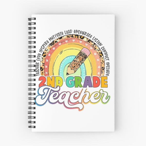Item preview, 2nd Grade Teacher Love Inspire designed and sold by WaveOcean123.