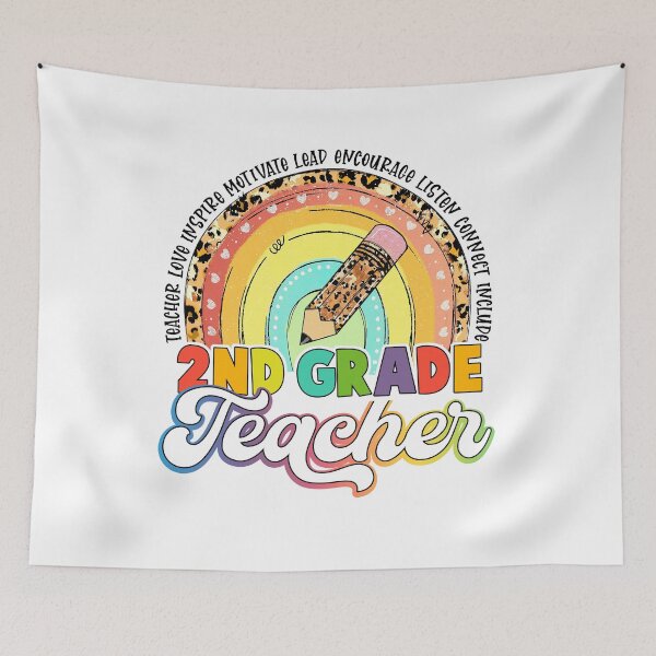 Item preview, 2nd Grade Teacher Love Inspire designed and sold by WaveOcean123.