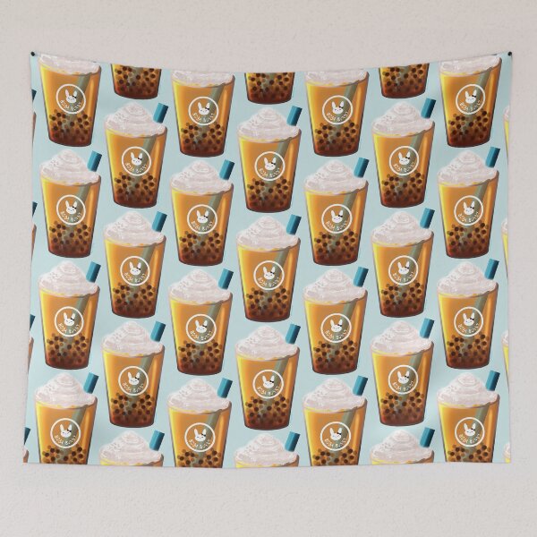 Item preview, Kawaii Thai Milk Tea Boba Bunny (Bubbletea) designed and sold by MsBellSnow.
