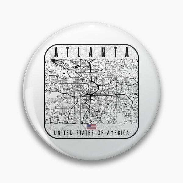 Item preview, Atlanta Map USA designed and sold by hatimelhag.