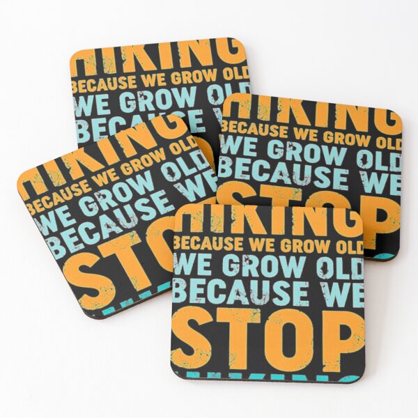 Item preview, We Don't Stop Hiking designed and sold by david19usa.