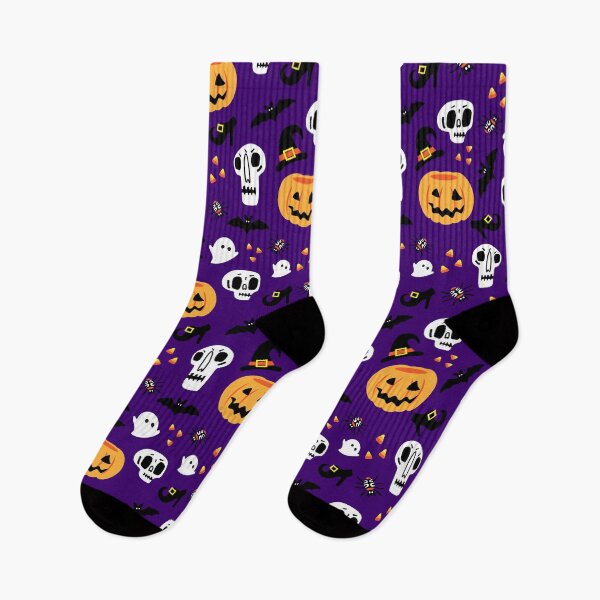Item preview, Halloween Icons: Skulls, Pumpkins, Ghosts, Bats, Spiders, Witches...  designed and sold by Happy Puppy Print On Demand.