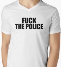 Fuck The Police Men's V-Neck T-Shirt