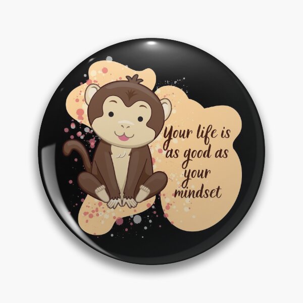 Item preview, Baby Monkey Be the best version of you designed and sold by Imakeyouhappy.