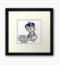 Meowriarty Framed Print