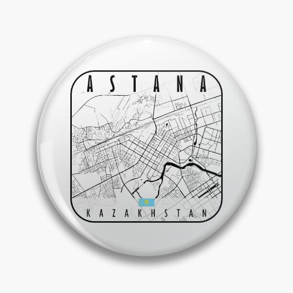 Item preview, Astana Map Kazakhstan designed and sold by hatimelhag.