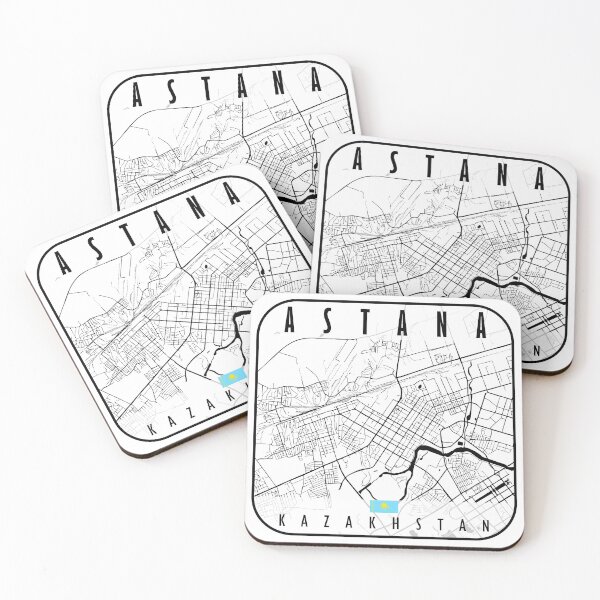 Item preview, Astana Map Kazakhstan designed and sold by hatimelhag.
