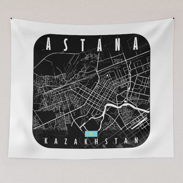 Item preview, Astana Map Kazakhstan designed and sold by hatimelhag.
