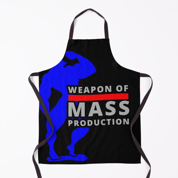 Item preview, Weapon of Mass PRODUCTION - Witty, Humor, Joke, Just for Fun, Laugh Trip designed and sold by Tatzki-Design.
