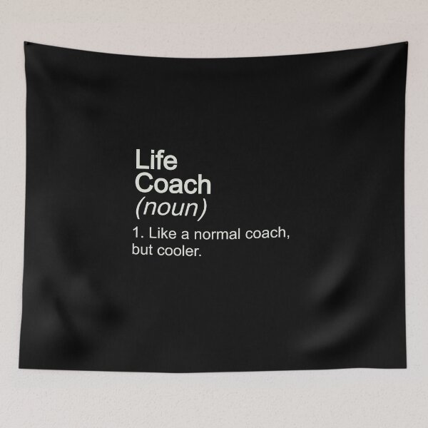 Item preview, Life Coach Like Normal But Cooler designed and sold by WakeNBake-Tees.