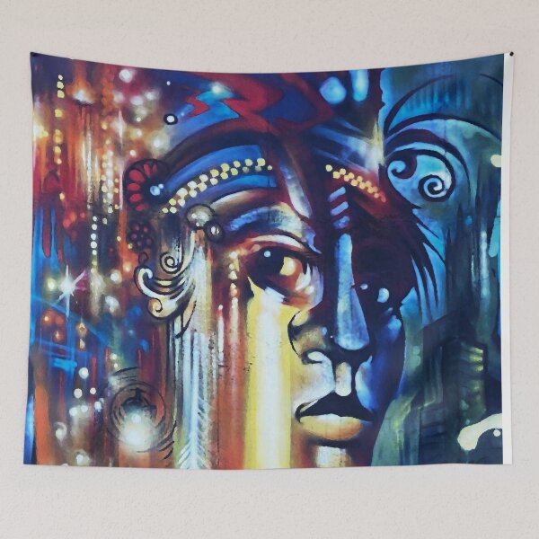 Item preview, Native America Warrior Portrait designed and sold by Erlin Rudho.