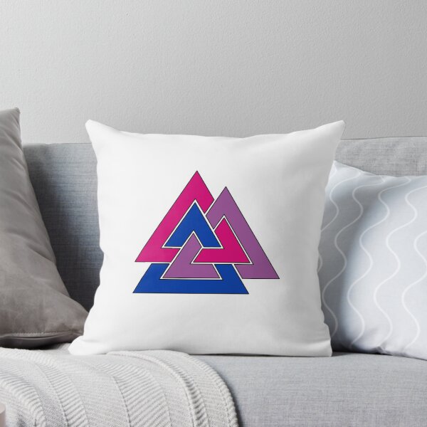 Item preview, Bisexual Viking Valknut designed and sold by hereticbassist.