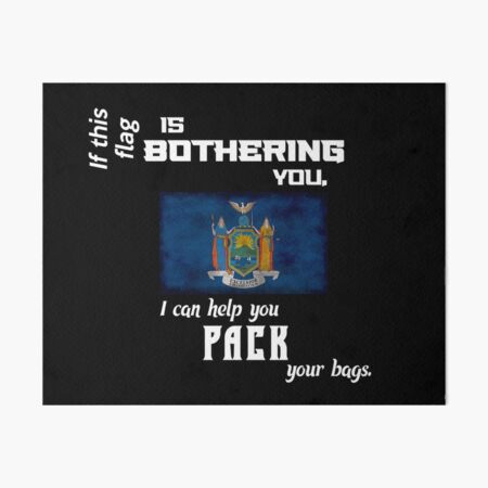 Artikel-Vorschau von New-York-Flagge – pack deine Koffer, designt und verkauft von 2Girls1Shirt.