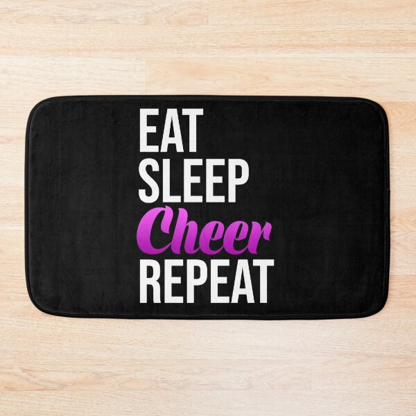 Item preview, Eat Sleep Cheer Repeat designed and sold by DynastyArt.