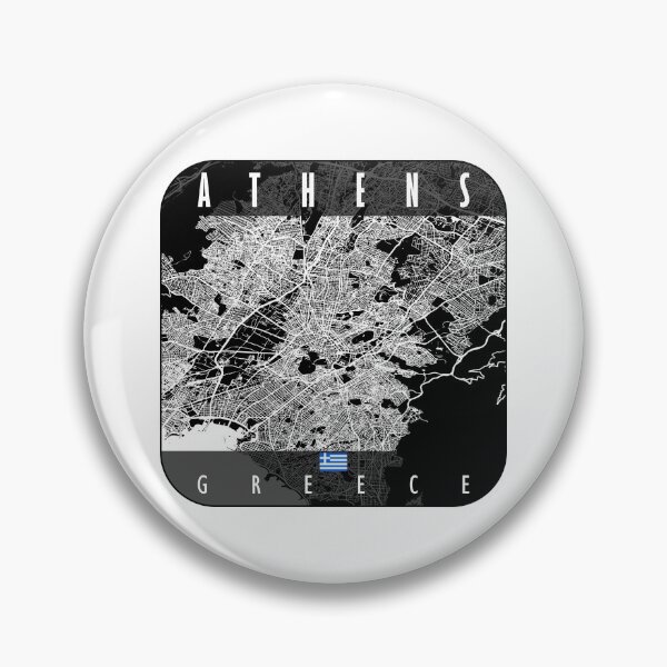 Item preview, Athens Map Greece designed and sold by hatimelhag.