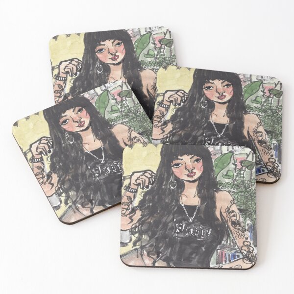 Item preview, Girls series color *good for poster or post card and sticker designed and sold by Gaheezy-Studio.