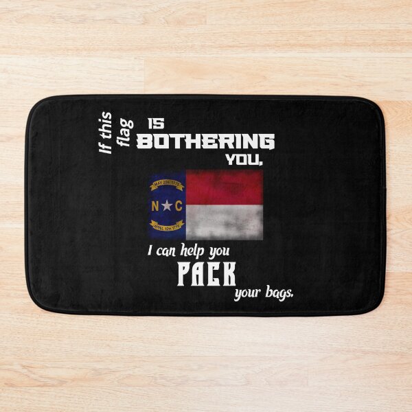 Item preview, North Carolinian flag - pack your bags designed and sold by 2Girls1Shirt.