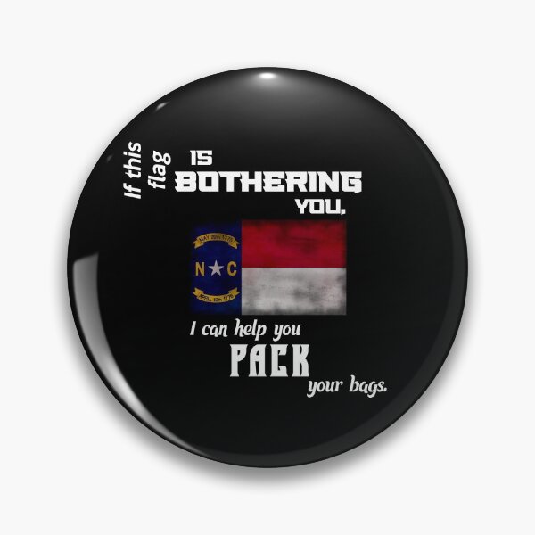 Item preview, North Carolinian flag - pack your bags designed and sold by 2Girls1Shirt.