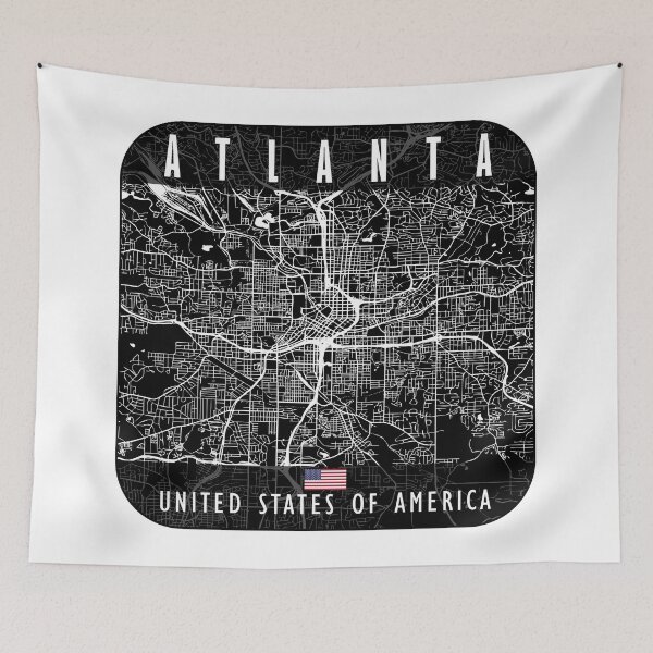 Item preview, Atlanta Map USA designed and sold by hatimelhag.
