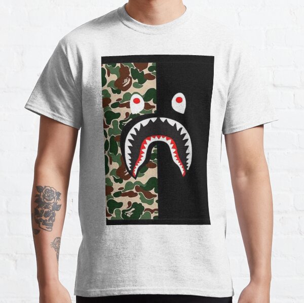 bape shark t shirt