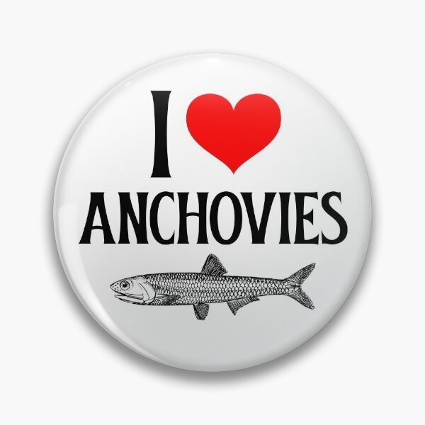 Item preview, I love Anchovies I heart Anchovies designed and sold by JinkerCreations.