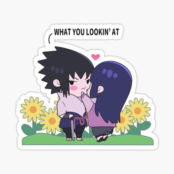 SasuHina Romance Jounin Era Sticker for Sale by TheMochiBox