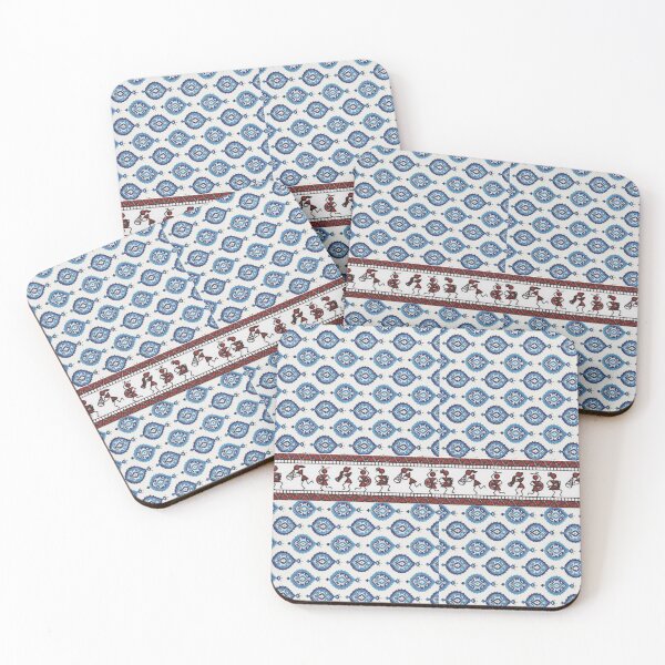 Item preview, Madhubani boarder print designed and sold by Chitrakona.